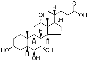 3α,6ß,7α,12α-tetrahydroxy bile acid (THBA)