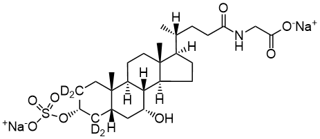Glycochenodeoxycholic acid 3-sulfate-d4