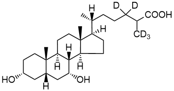 3α,7α-dihydroxy-5β-cholestanoic acid-d5