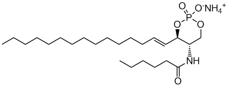 C6 ceramide-1,3-cyclic-phosphate (d18:1/6:0)