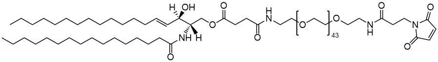 C16 Ceramide-suc-PEG2K-maleimide